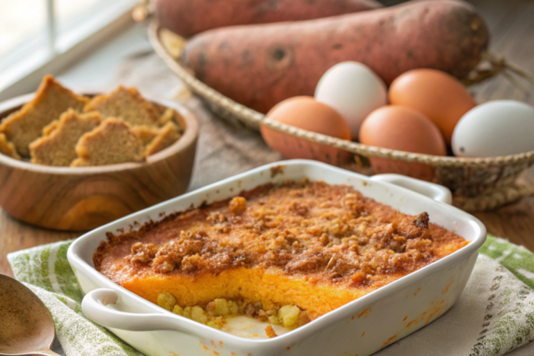 Why Add Eggs to Sweet Potato Casserole?