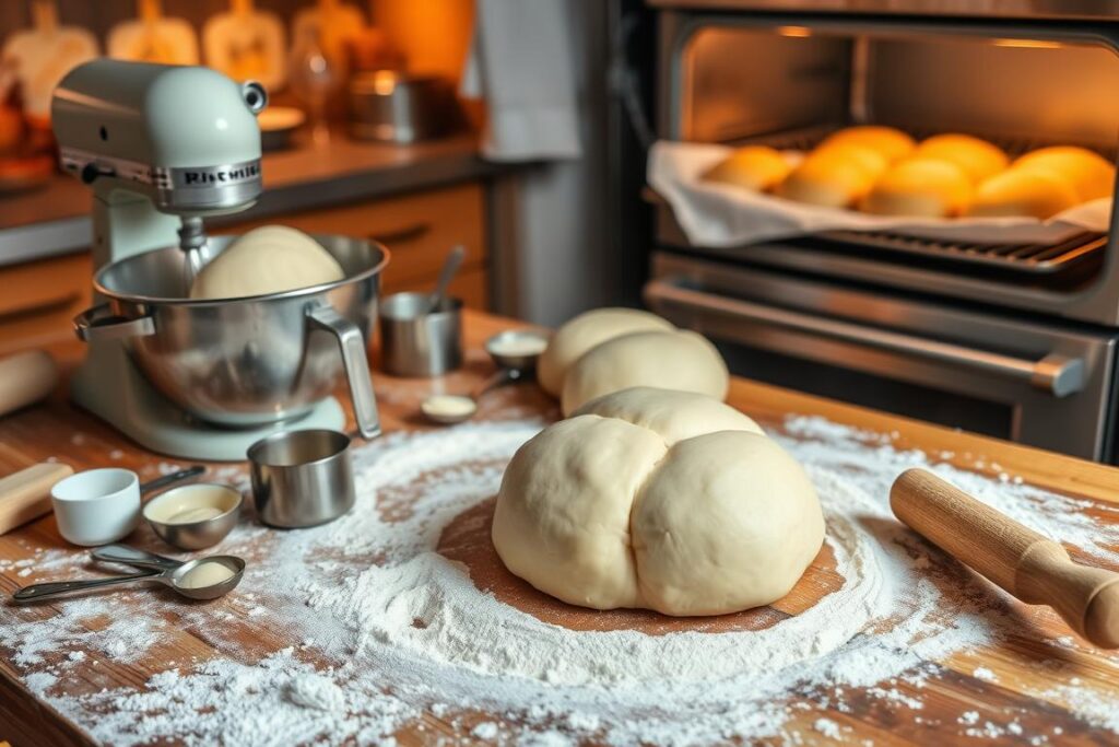 No-Yeast Dinner Rolls Baking Process