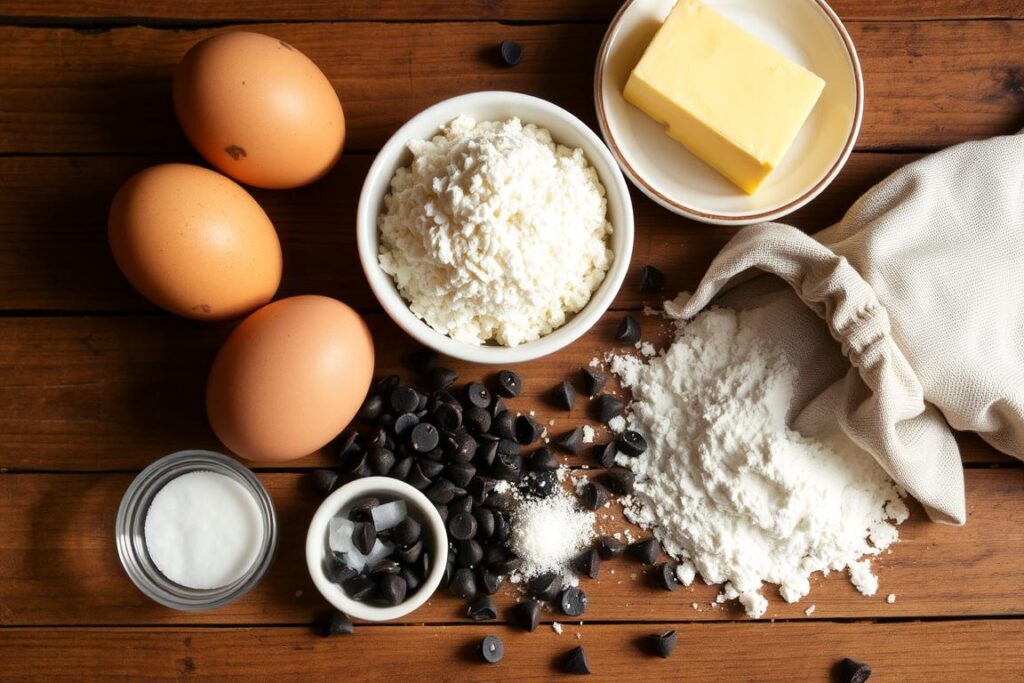 Chocolate Chip Brioche Ingredients