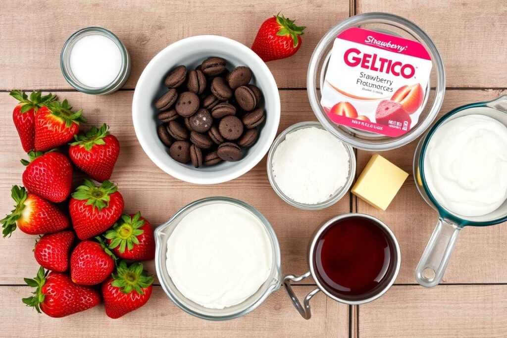 Strawberry Crunch Cake Ingredients